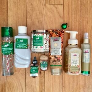 Bath & Body Works Milk Bar Cinnamon Sugar Pretzel Cookie 8Pc Curated Set